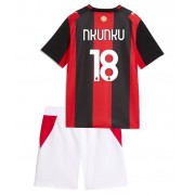 AC Milan Christopher Nkunku #18 Hjemme Trøje Børn 2026-27 Kortærmet (+ Korte bukser)